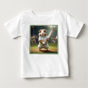 Camiseta Para Bebê Cricket Craze: A Guiné Pigra Grande Combate