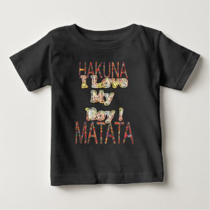Camiseta Para Bebê Crie a sua própria África Vintage Colors Hakunamat