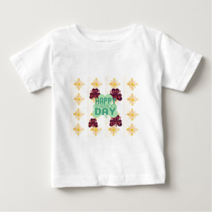 Camiseta Para Bebê Crie o seu feliz Dia de São Patrício