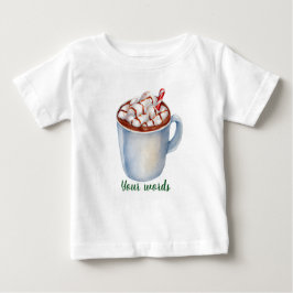 Camiseta Para Bebê Crie O Seu Próprio Chocolate Quente De Iuletide