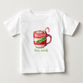 Camiseta Para Bebê Crie O Seu Próprio Chocolate Quente De Pepperminar