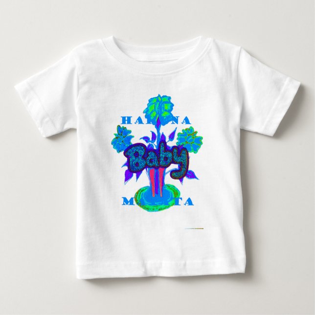 Camiseta Para Bebê Crie Seu Próprio Bonito Bebê Glitter Bonito (Frente)