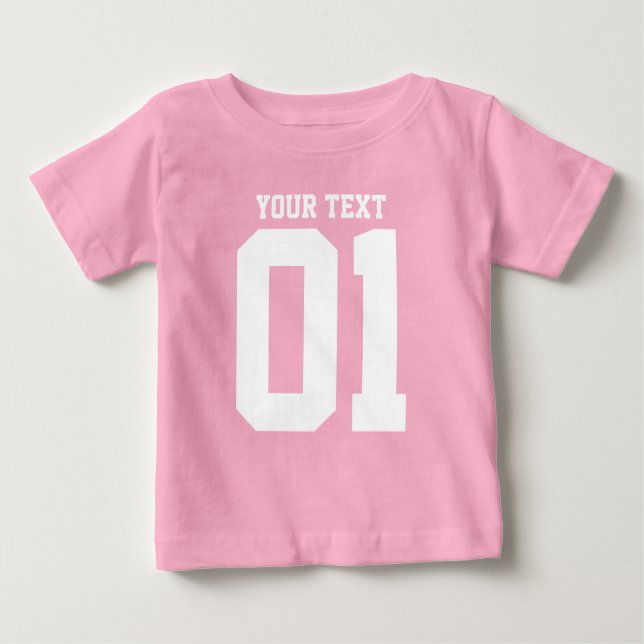 Camiseta Para Bebê CRIE-SEU PRÓPRIO DIY Faça upload personalizado de  (Frente)