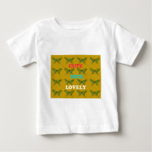 Camiseta Para Bebê Crie Seu Próprio Lindo Adorável Encantador Borbole