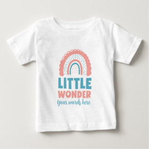 Camiseta Para Bebê Crie Seu Próprio Pequeno Milagre