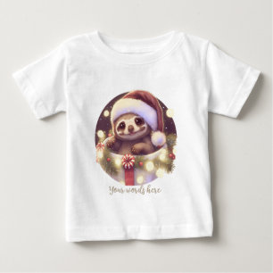 Camiseta Para Bebê Crie seus próprios Papais noeis de lama do bebê
