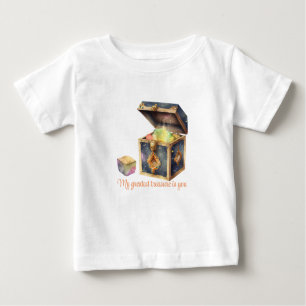 Camiseta Para Bebê Crie sua caixa e gema mágicas