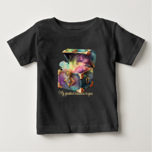Camiseta Para Bebê Crie sua caixa mágica de momentos tesouros