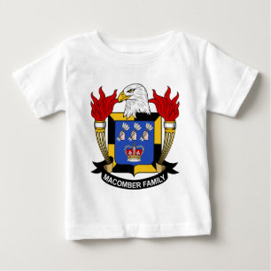 Camiseta Para Bebê Crista da família de Macomber