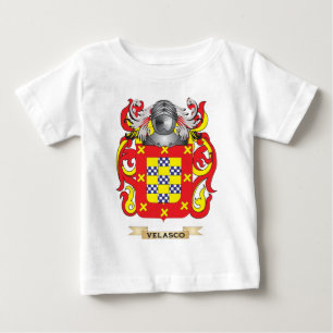 Camiseta Para Bebê Crista da família de Velasco (brasão)