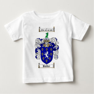CAMISETA PARA BEBÊ CRISTA DA FAMÍLIA DO LADRADOR - BRASÃO DO LADRAD