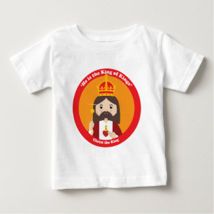 Camiseta Para Bebê Cristo Rei