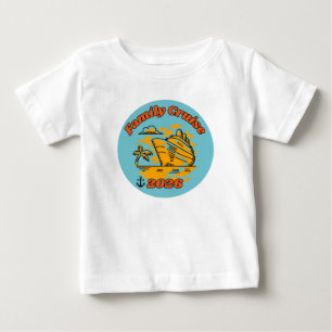 Camiseta Para Bebê Cruise Familiar 2026