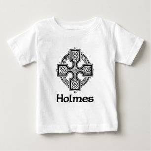 Camiseta Para Bebê Cruz celta de Holmes