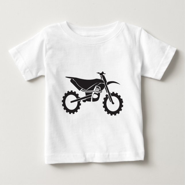 Camiseta Para Bebê Cruz de Moto (Frente)