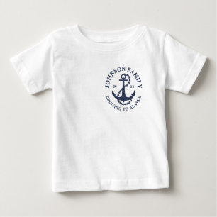 Camiseta Para Bebê Cruzamento Personalizado Da Família Alaska Spottin