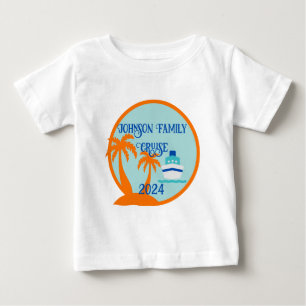 Camiseta Para Bebê Cruzeiro da Família Personalizada