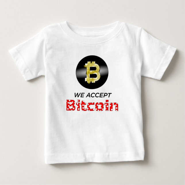 Camiseta Para Bebê Crypto money (Frente)