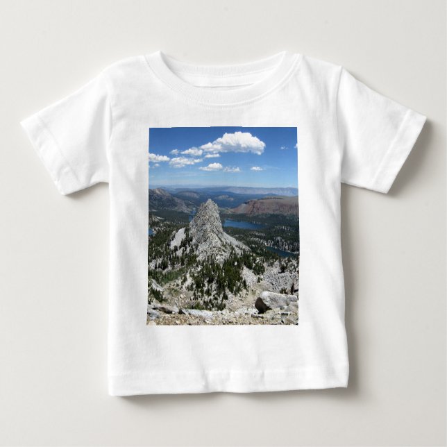Camiseta Para Bebê Crystal Crag Mammoth Lagos Basin Mammoth Crest (Frente)