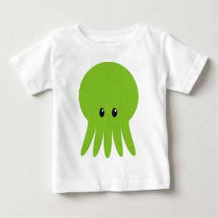 Camiseta Para Bebê Cthulhu bonito