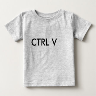 CAMISETA PARA BEBÊ CTRL V