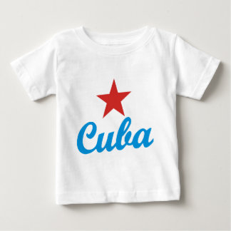 Camiseta Para Bebê Cuba