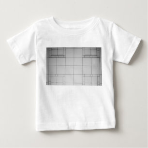 Camiseta Para Bebê Cubos abstrato
