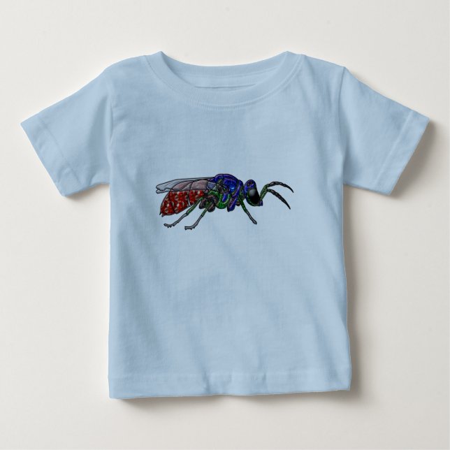 Camiseta Para Bebê Cuckoo Wasp (Frente)