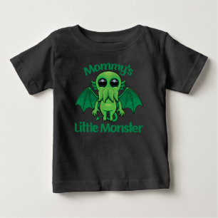 Camiseta Para Bebê Cudles do pequeno monstro catulhu da mamãe