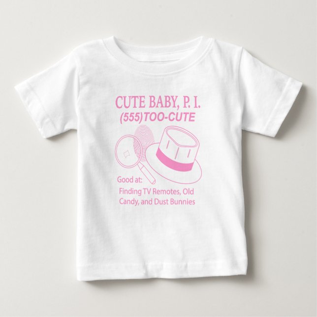 Camiseta Para Bebê Cue Baby P.I. (Frente)