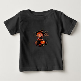 Camiseta Para Bebê Cuecas noturnas do Halloween