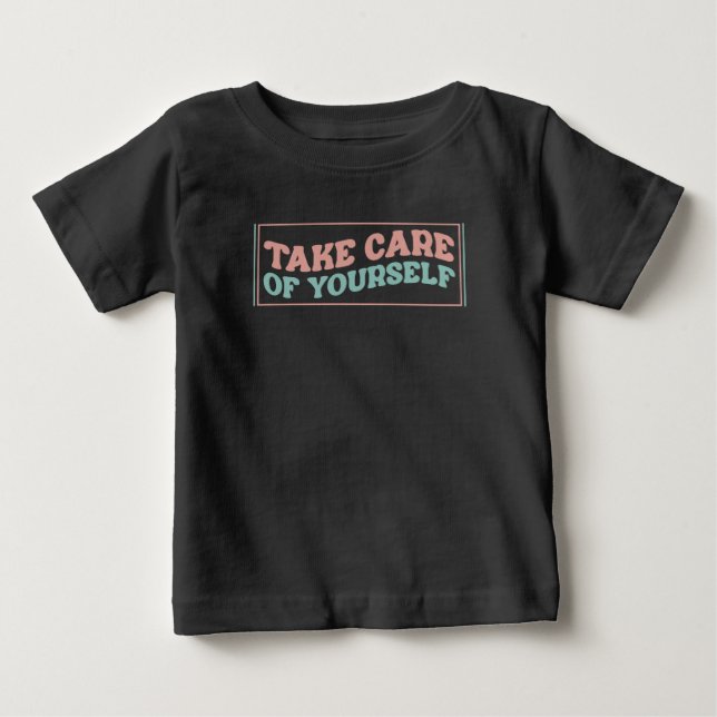 Camiseta Para Bebê Cuide-se (Frente)