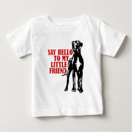 Camiseta Para Bebê cumprimente o meu amiguinho