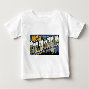 Camiseta Para Bebê Cumprimentos de Califórnia!