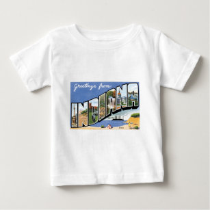 Camiseta Para Bebê Cumprimentos de Indiana!