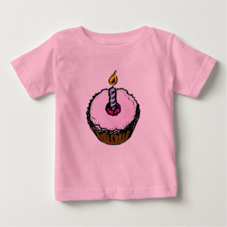 Camiseta Para Bebê Cupcake