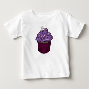 Camiseta Para Bebê Cupcake de proposta doce