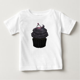 Camiseta Para Bebê Cupcake Noivado doce