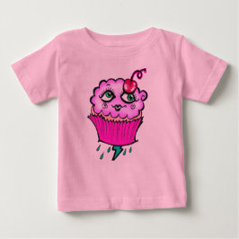Camiseta Para Bebê Cupcake Nublado Baby Tutu Romper