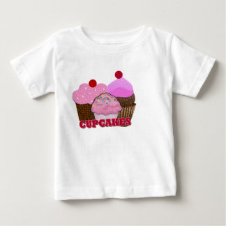 Camiseta Para Bebê cupcakes
