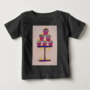 Camiseta Para Bebê Cupcakes de matata de Hakuna