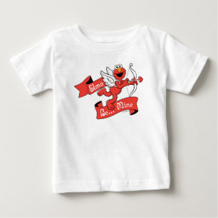 Camiseta Para Bebê Cupid do Namorados Elmo