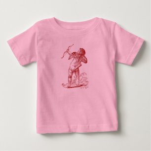 Camiseta Para Bebê Cupido Vintage
