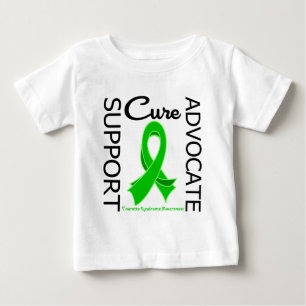Camiseta Para Bebê Cura do advogado do apoio da síndrome de Tourette