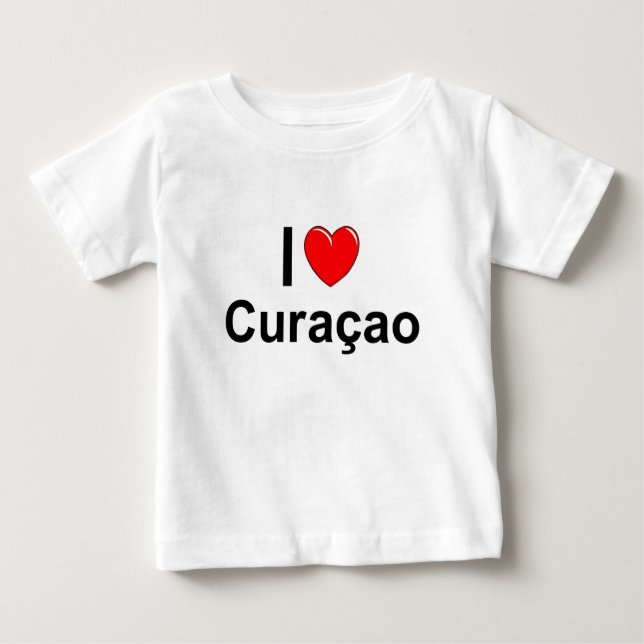 Camiseta Para Bebê Curaçao (Frente)