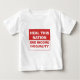 Camiseta Para Bebê Curar Esta Nação - Desigualdade De Rendimento Fina (Frente)