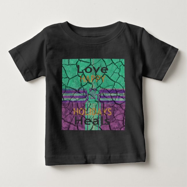 Camiseta Para Bebê Curas de Amor (Frente)