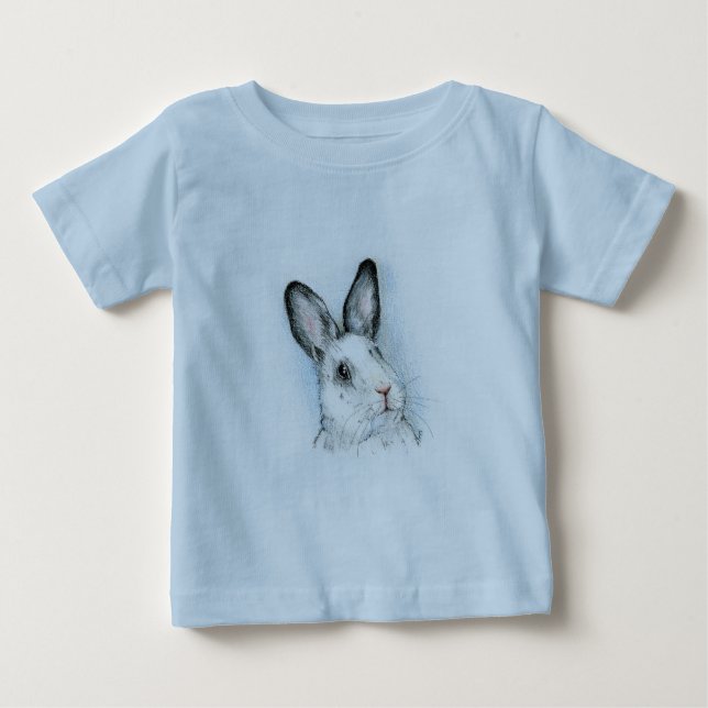 Camiseta Para Bebê Curioso (Frente)