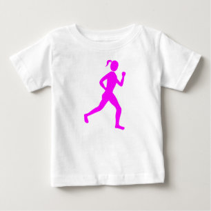 Camiseta Para Bebê Curso (Mulher) - Magenta