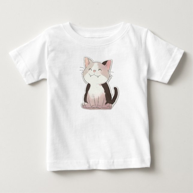 Camiseta Para Bebê Cute (Frente)